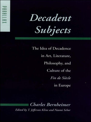 cover image of Decadent Subjects